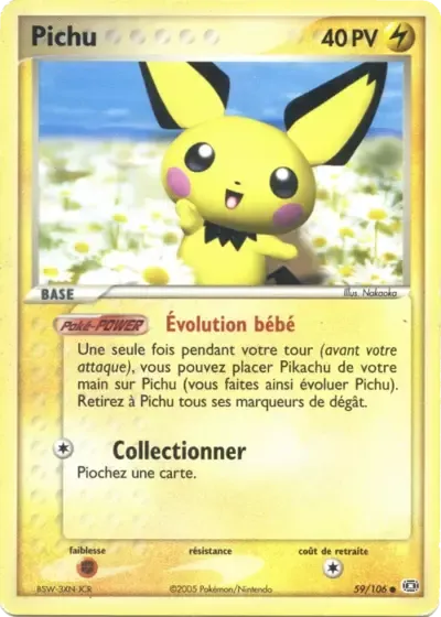 Pichu - Émeraude - 059/106