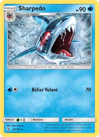 Sharpedo - Gardiens Ascendants - 028/145