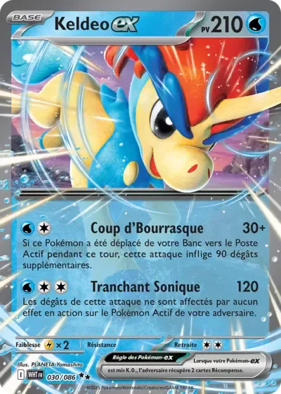 Keldeo ex - Flamme Blanche - 030/086