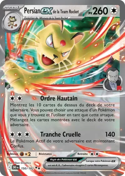 Persian ex de la Team Rocket - Rivalités Destinées - 150/182