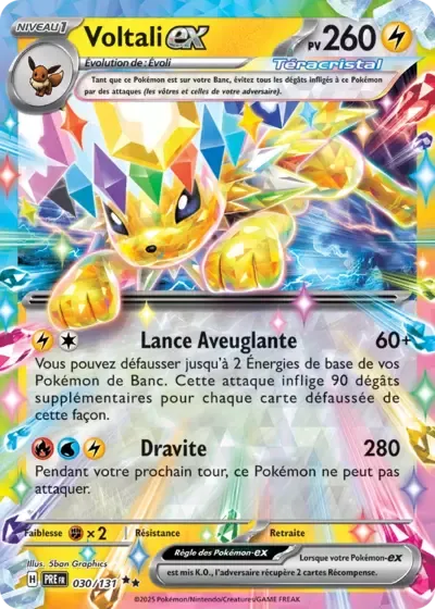 Voltali ex - Évolutions Prismatiques - 030/131