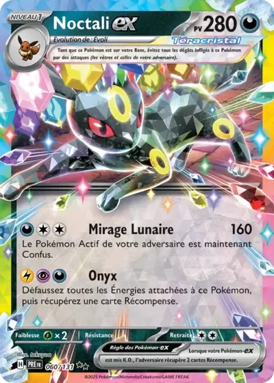 Noctali ex - Évolutions Prismatiques - 060/131