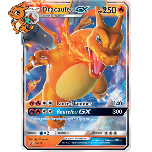 Dracaufeu GX - Promos Soleil & Lune - 211