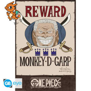 ONE PIECE - Poster Maxi 91,5x61 - Wanted Garp Cross Guild