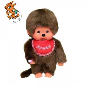 MONCHHICHI - Garçon Rouge - Peluche 20cm