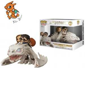 HARRY POTTER - Pop Rides Super DLX N° 93 - Harry, Ron, Hermi. w/Dragon