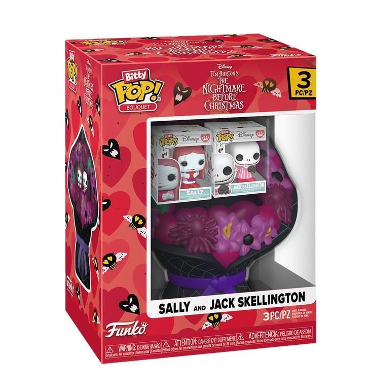 TNBC VALENTINES - Jack & Sally - Bitty Pop Bouquet – Image 2