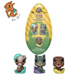 JURASSIC PARK SPRG - Pocket Pop Egg 3pk - Dinos