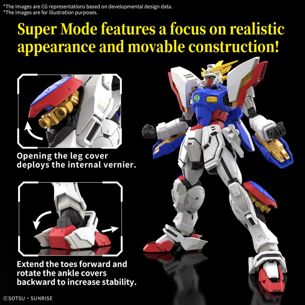 GUNDAM - RG 1/44 Shining Gundam - Model Kit – Image 3