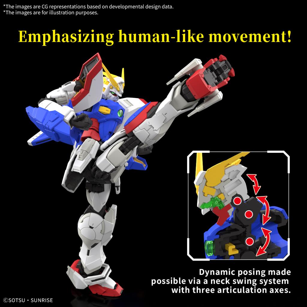 GUNDAM - RG 1/44 Shining Gundam - Model Kit – Image 4
