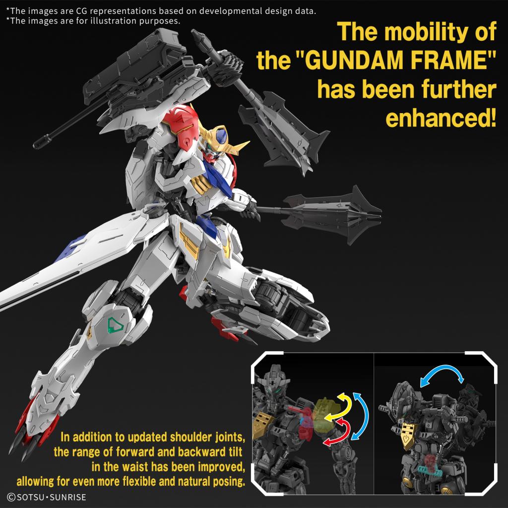 GUNDAM - MG 1/100 Gundam Barbatos Lupus - Model Kit – Image 4