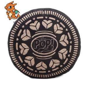 OH MY POP! - Black Cookie - Coussin 3D