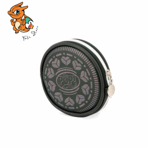 OH MY POP! - Black Cookie - Porte-monnaie rond 12x2cm