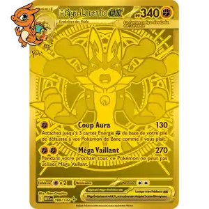Mega Lucario ex Gold 188/132 Mega Evolution