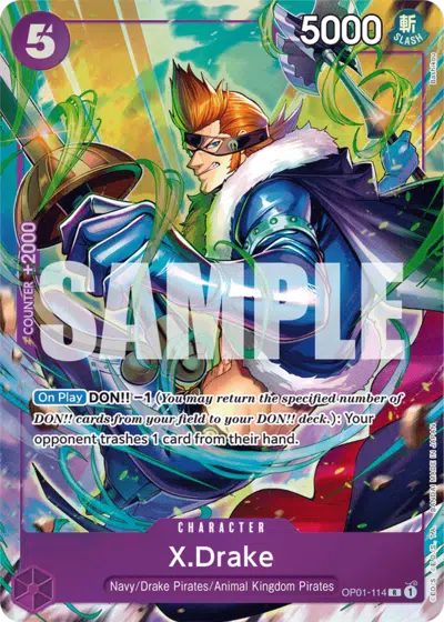 X.Drake - Unnumbered Promos - OP01-114