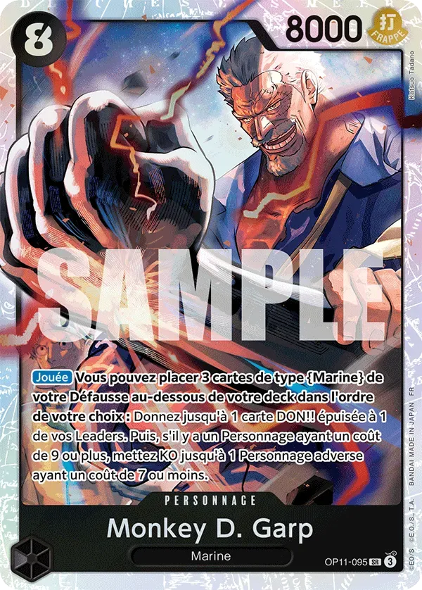 Monkey D. Garp - Des Poings Vifs comme l'Éclair - 095/156