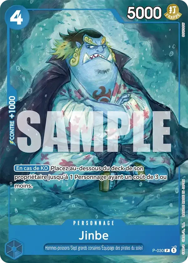 Jinbe - Starter Deck: Bleu Donquixote Doflamingo - P-030/017