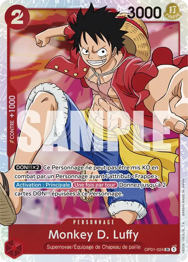 Monkey D. Luffy - The Best - OP01-024/319