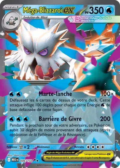 Mega Blizzaroi ex - Mega Evolution - 036/132