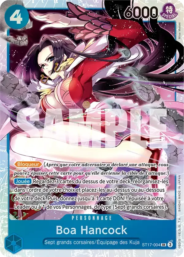 Boa Hancock - Starter Deck: Bleu Donquixote Doflamingo - 004/015