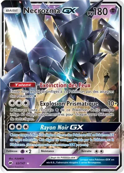 Necrozma GX - Ombres Ardentes - 063/147