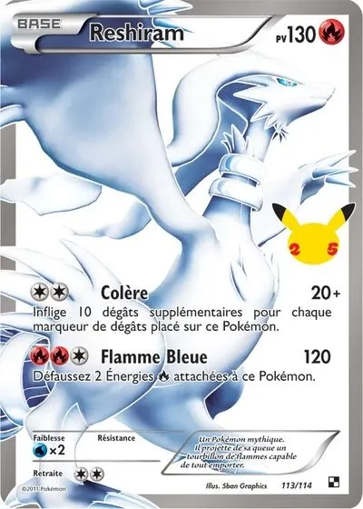 Reshiram - Célébrations - BLW 113/025