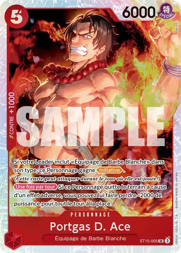 Portgas D. Ace - Starter Deck: Rouge Edward.Newgate - 005/015