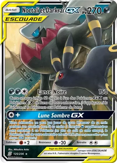 Noctali & Darkrai GX - Harmonie des Esprits - 125/236