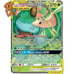 Florizarre & Snivy GX - Éclipse Cosmique - 001/236