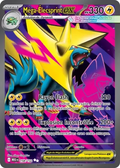 Mega Élecsprint ex - Mega Evolution - 158/132