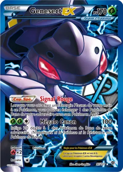 Genesect EX - Explosion Plasma - 097/101