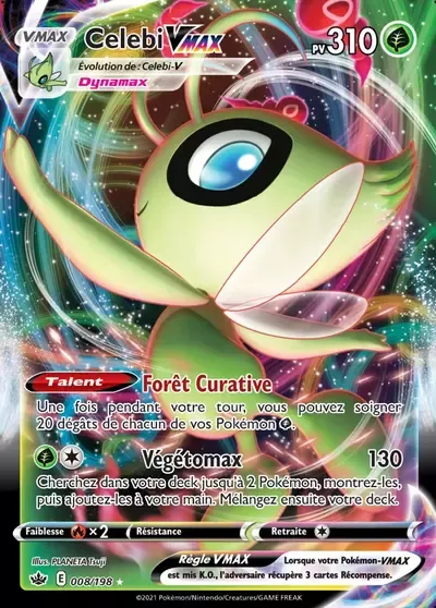 Celebi VMAX - Règne de Glace - 008/198