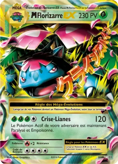 Méga-Florizarre EX - XY Évolutions - 002/108