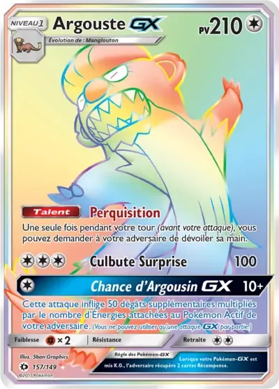 Argouste GX - Soleil et Lune - 157/149