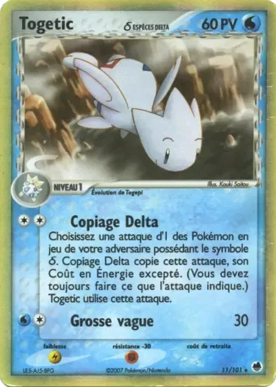 Togetic δ Espèces Delta - Île des Dragons - 011/101