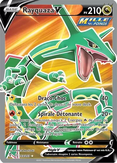 Rayquaza V - Évolution Céleste - 193/203