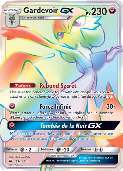 Gardevoir GX - Ombres Ardentes - 159/147
