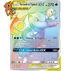 Tortank & Piplup GX - Éclipse Cosmique - 253/236