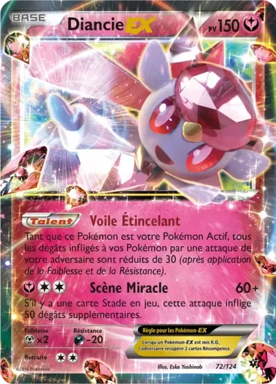 Diancie EX - Impact des Destins - 072/124
