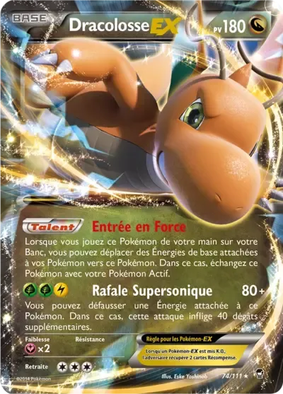 Dracolosse EX - Poings Furieux - 074/111