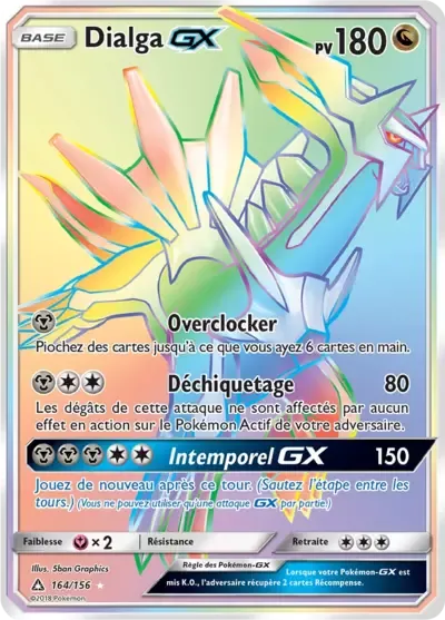 Dialga GX - Ultra-Prisme - 164/156
