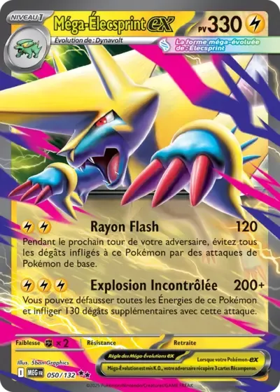 Mega Élecsprint ex - Mega Evolution - 050/132
