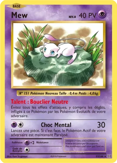 Mew - XY Évolutions - 053/108