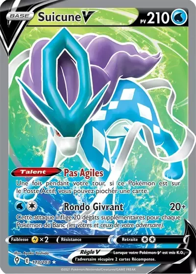 Suicune V - Évolution Céleste - 173/203