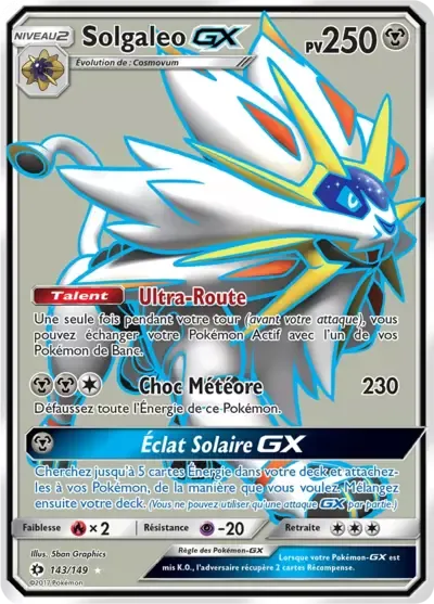 Solgaleo GX - Soleil et Lune - 143/149