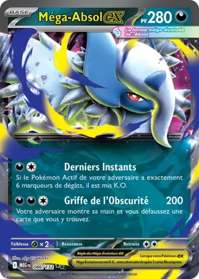 Mega Absol ex - Mega Evolution - 086/132