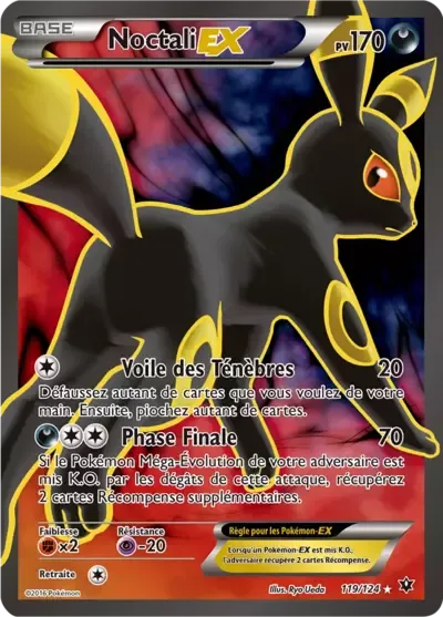 Noctali EX - Impact des Destins - 119/124