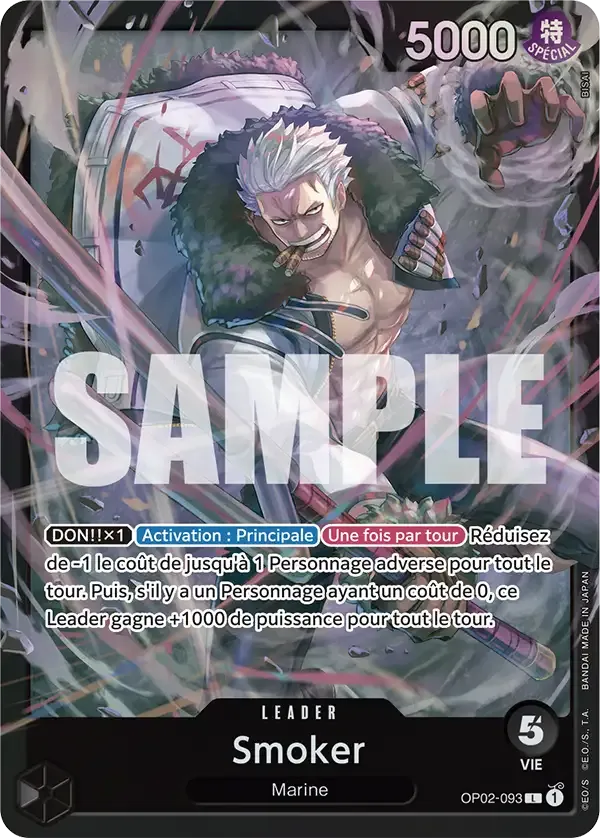 Smoker - Starter Deck: Noir Smoker - OP02-093/015