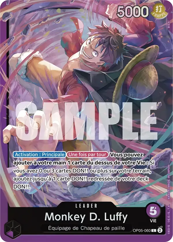 Monkey D. Luffy - Starter Deck: Violet Monkey.D.Luffy - OP05-060/015
