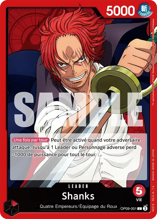 Shanks - Les Nouveaux Empereurs - 001/159